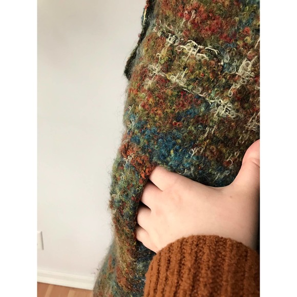 60s Davidow Boucle Plaid Suit Jackie O Skirt Set - Picture 7 of 10